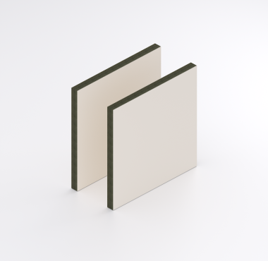 HPL Structuur plaat 6 mm Creme RAL 9001