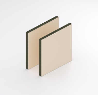 HPL Structuur plaat 6 mm Creme RAL 1015