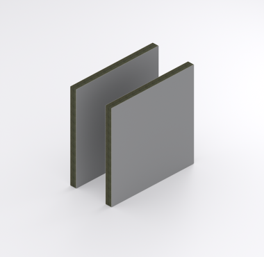 HPL Structuur plaat 6 mm Grijs RAL 7037