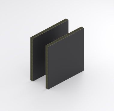 Trespa® Izeon Varitop 6 mm Zwart RAL 9005