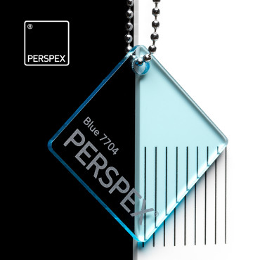 Plexiglas Gekleurd Transparant Blauw 7704 3 mm