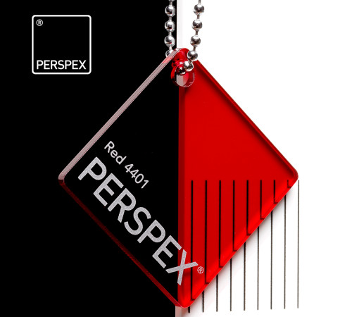 Plexiglas Gekleurd Transparant Rood 4401 3 mm
