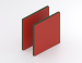 Aluminium Sandwichpaneel Rood RAL 3020 3 mm Mat/Glans